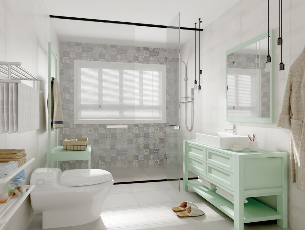 给你最好的卫浴瓷砖选择建议，盘活你的卫生间~(图14)